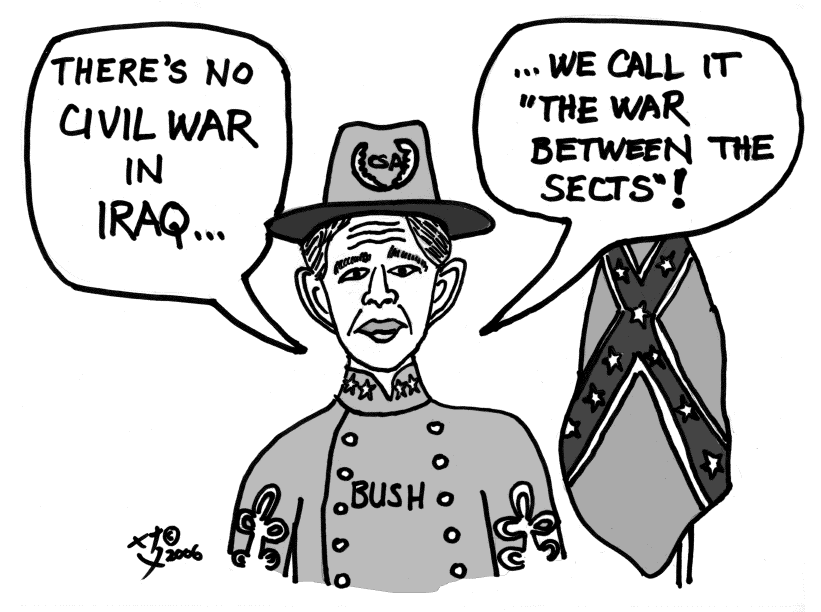 Bush as Confederate general